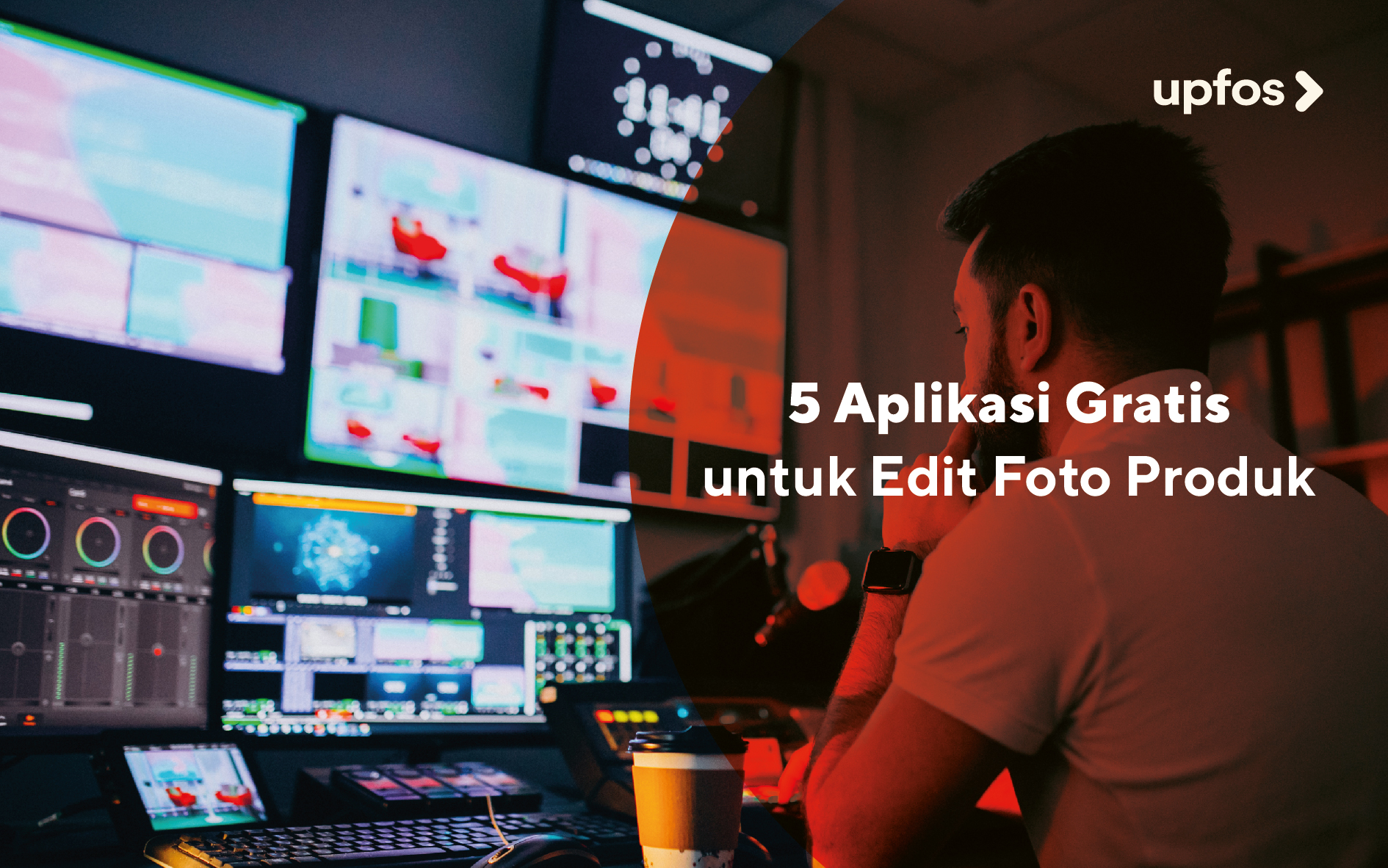 upfos aplikasi gratis untuk editing foto